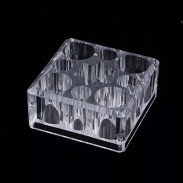 Duarable Acrylic Beads Diamond Jewelery Organizer Box Clear Lipstick Makeup Brush Eyebrow Pencil Storage Display Box