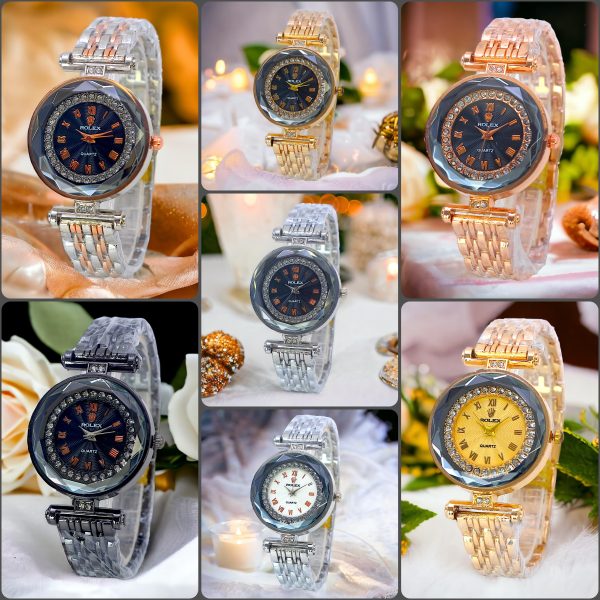 Elegant Girls' Watch – Lightweight & Stylish Metallic Design for Casual & Formal Wear