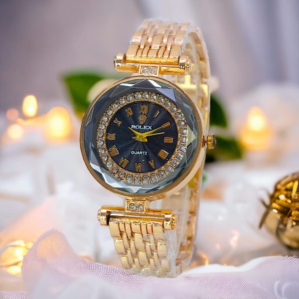 Elegant Girls' Watch – Lightweight & Stylish Metallic Design for Casual & Formal Wear