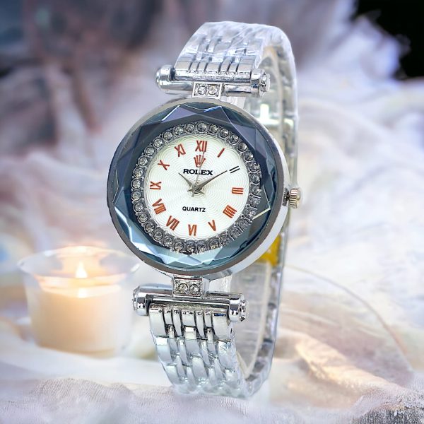 Elegant Girls' Watch – Lightweight & Stylish Metallic Design for Casual & Formal Wear