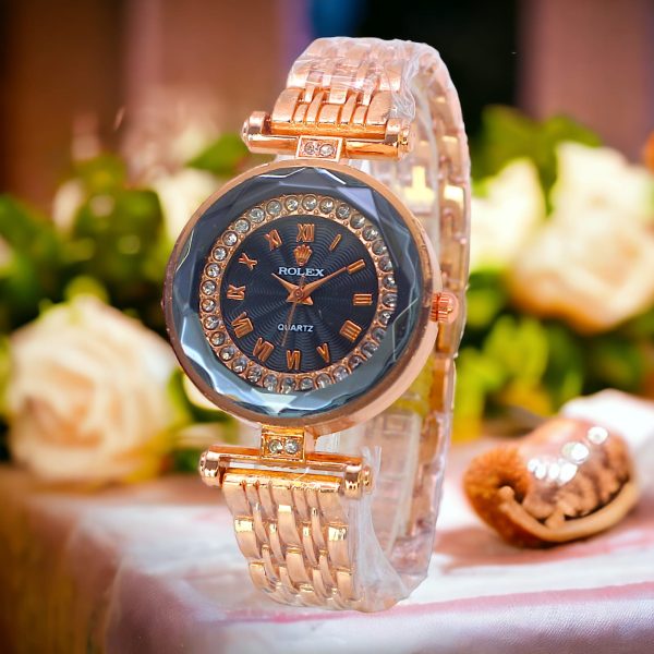 Elegant Girls' Watch – Lightweight & Stylish Metallic Design for Casual & Formal Wear