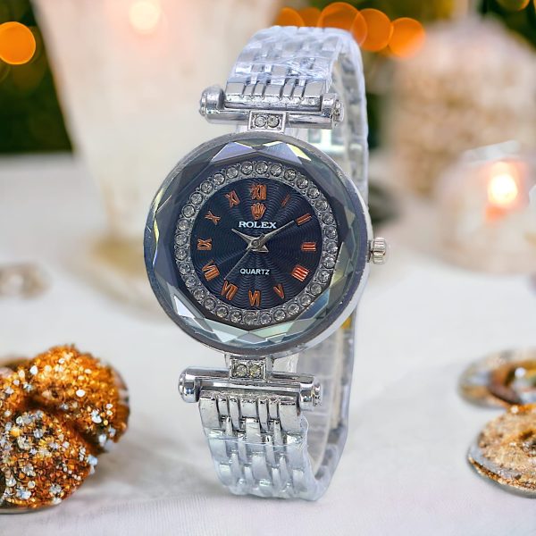 Elegant Girls' Watch – Lightweight & Stylish Metallic Design for Casual & Formal Wear